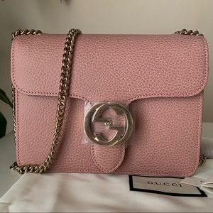 SOLD GUCCI Dollar Calfskin Interlocking Crossbody